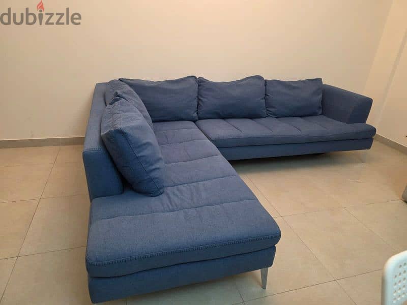 L shape sofa  home center 1