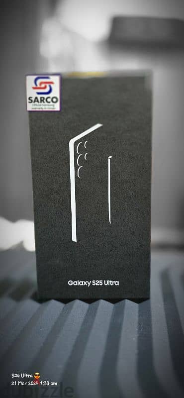 SAMSUNG S25 ULTRA 512 GB OFFICAL SARCO WARRANTY SEAL PACK 1