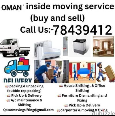 muscat furniture house shiftingg low price