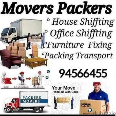 movers and Packers house shifting office shifting store shifting villa