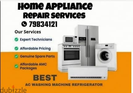 Ac Washiing Machiine and Refrigerator