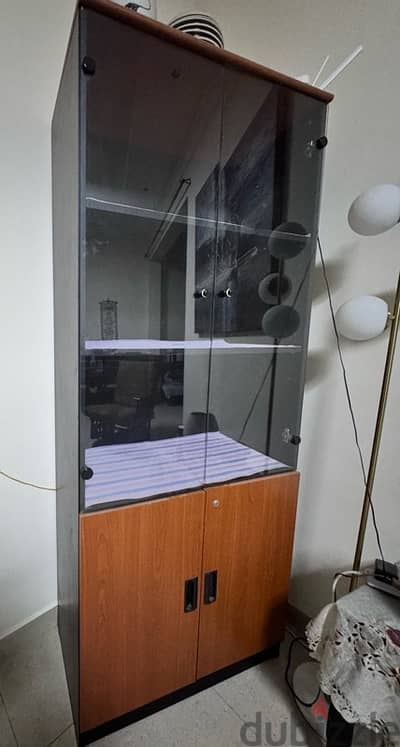 Cabinet with glass doors