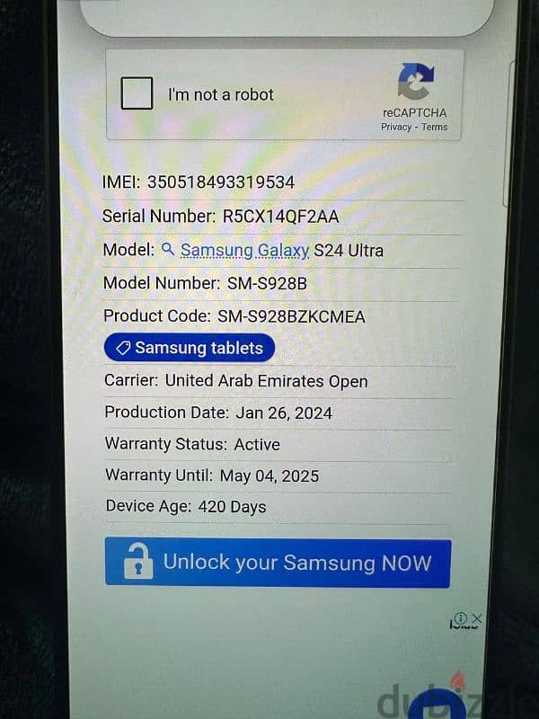 Samsung Galaxy S24 Ultra 256 GB 13