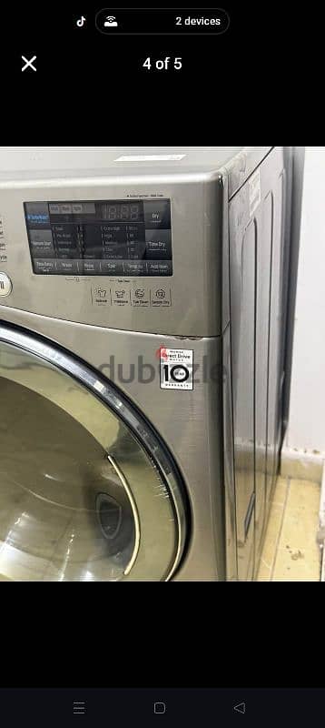 LG 14/8 kg washing machine with dryer 2