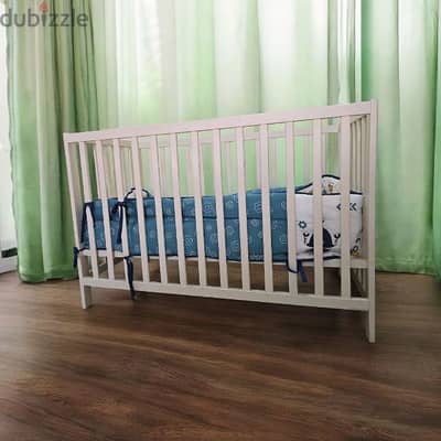 baby bed and mattress