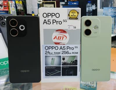 OPPO A5PRO 256GB 12+12RAM ONE YEAR WARRANTY ABT COMPANY