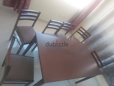 dining table with 6 chairs