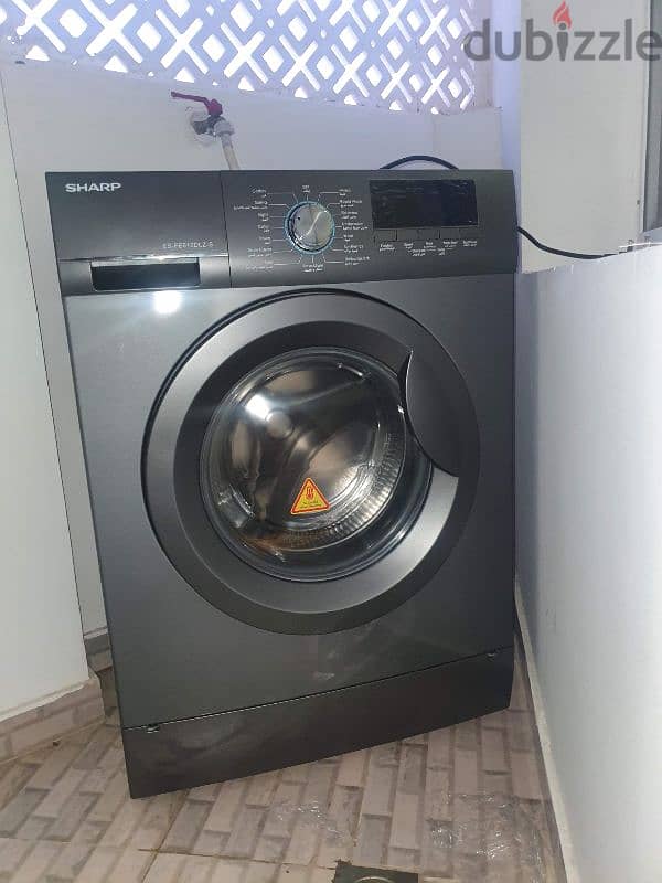 Fridge washing machine sofa full size almira, double cot with medbed 4