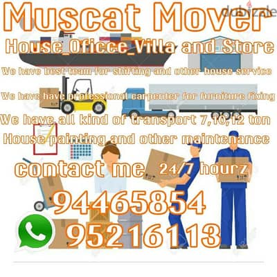 paccker and Movers in muscat jzhshhzhz