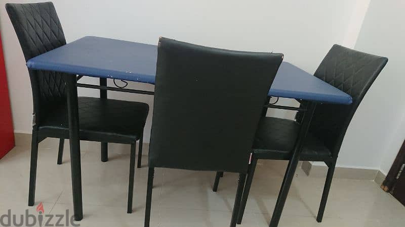 Dining table with 3 chairs 5