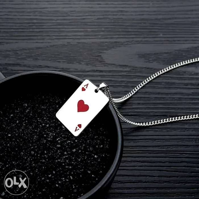 Cards necklace 1