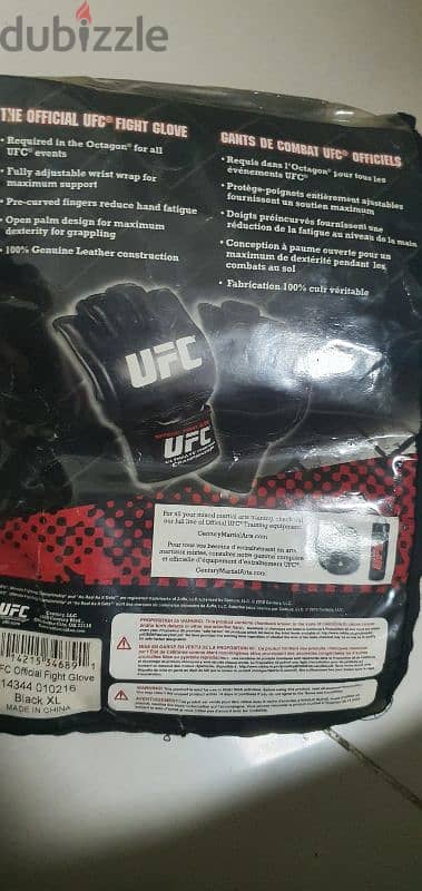 UFC Pro Competition Glove-Men's XL 3