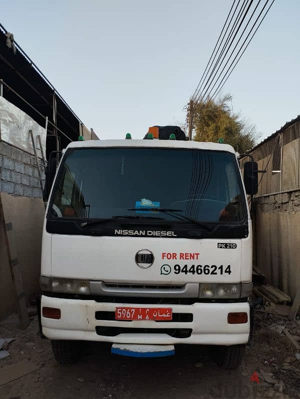 10 ton Hiab truck for rent 1