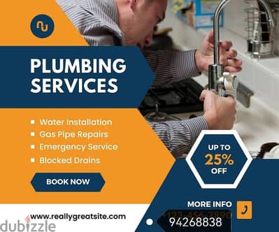plumber And house maintinance repairing 24 services