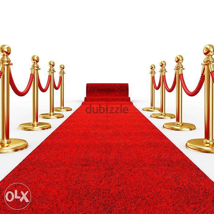 Red Carpet/ Walkway Carpet for Rent 0