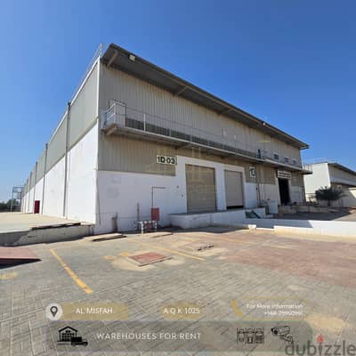 For Rent: Ready Warehouses in Al Misfah Area