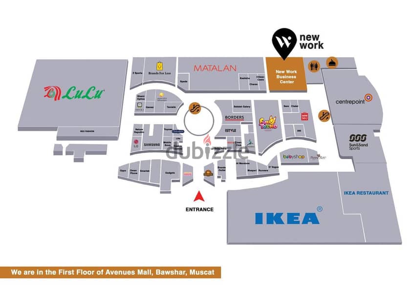 Furnished Office for Rent All Inclusive in Avenues Mall Ghubrah Bosher 11