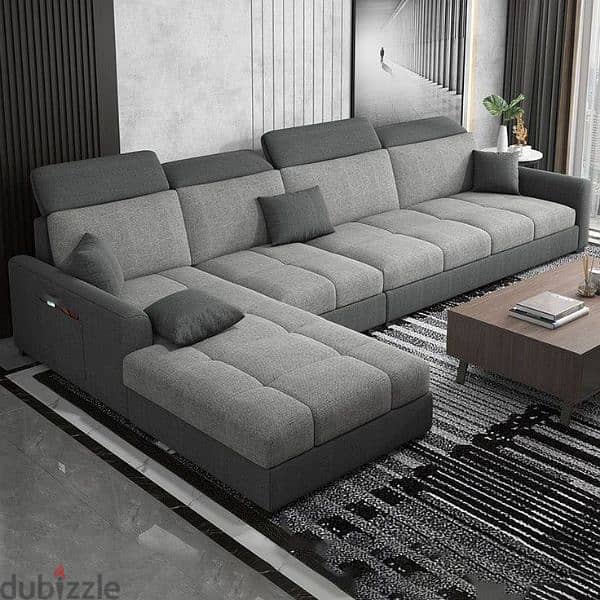 brand new model L shape sofa set 3