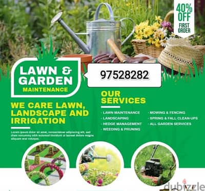 Lawn mower Gardening Landscaping Plants Trees Cutting Rubbish removal