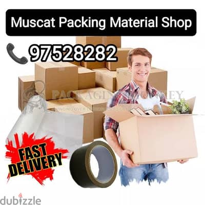 Muscat House Relocation Boxes Wrapping Bubble Tape supply