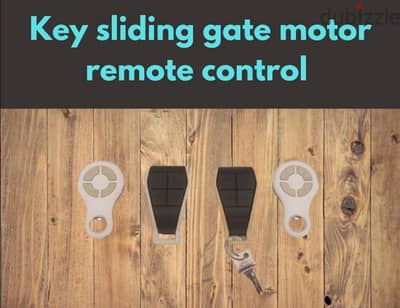key sliding gate motor remote control