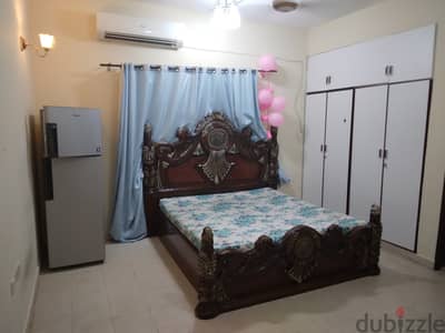 Furnished rooms 1bhk flats studio Makkah hyprmkt lulu Ghubra Just 120