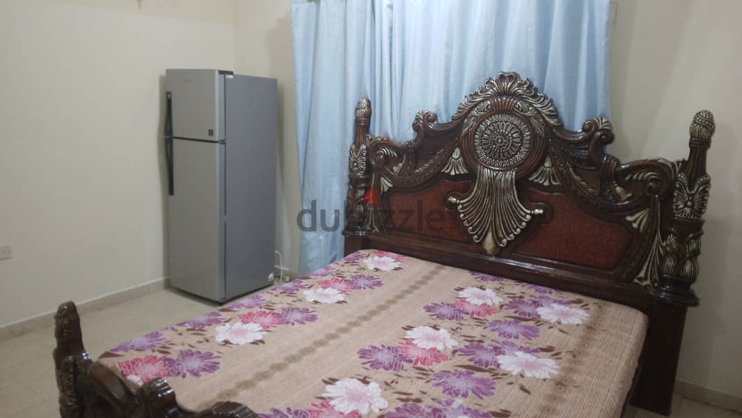 Furnished rooms 1bhk flats studio Makkah hyprmkt lulu Ghubra Just 120 1