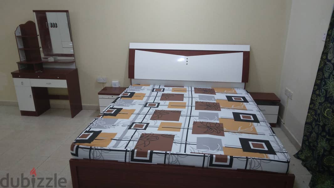 Furnished rooms 1bhk flats studio Makkah hyprmkt lulu Ghubra Just 120 3