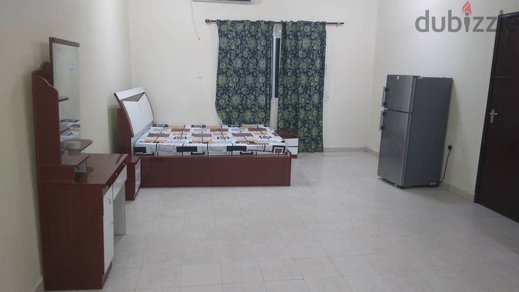 Furnished rooms 1bhk flats studio Makkah hyprmkt lulu Ghubra Just 120 5