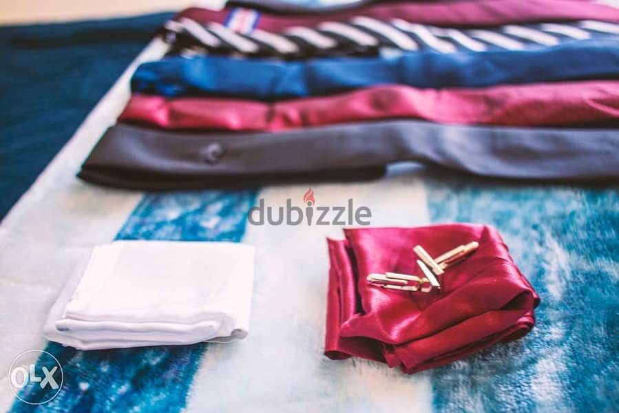 Men's Neck Ties, Pocket Square and Cufflinks 1