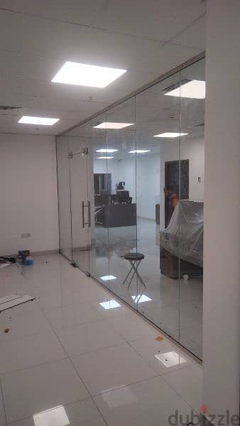 best glass work door and partition. and repairing work