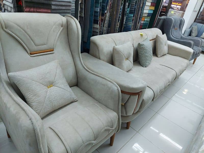 new sofa 1  seater 45 rial . make on order 9