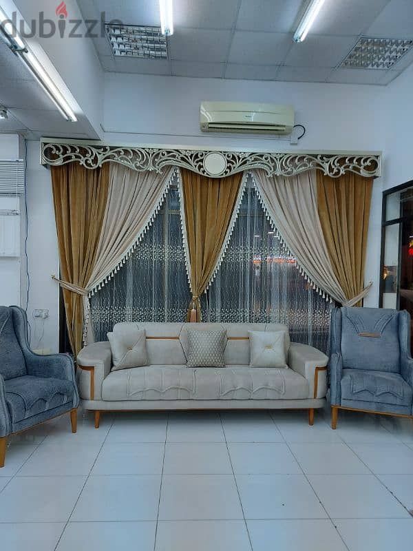 new sofa 1  seater 45 rial . make on order 10