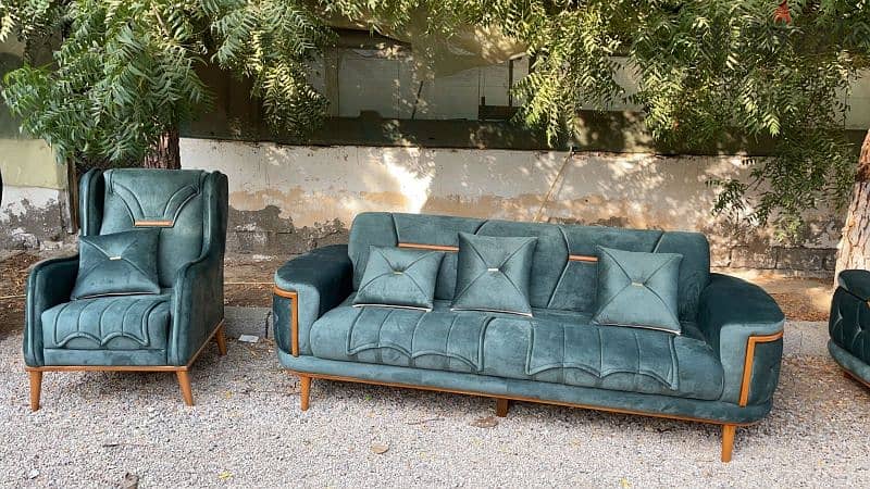 new sofa 1  seater 45 rial . make on order 15