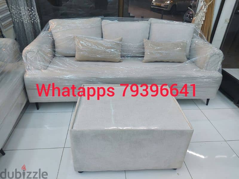 LIMITED-TIME OFFER! 8-Seater Sofa Set (3+3+1+1) – Perfect for Family 2