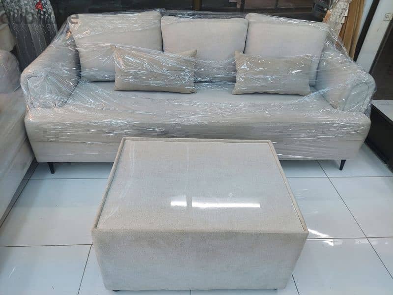 LIMITED-TIME OFFER! 8-Seater Sofa Set (3+3+1+1) – Perfect for Family 4