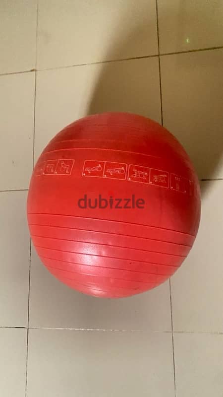 Excercise Ball Red 1