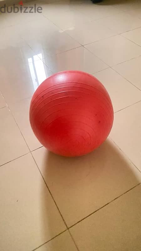 Excercise Ball Red 2