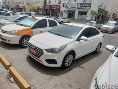 Hyundai Accent 2020 Model for Rent in Very good Condition. اكسنت
