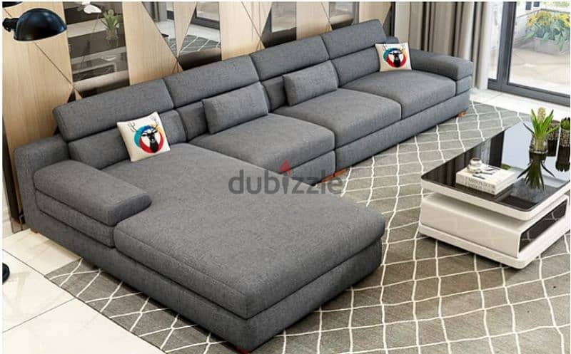 l shape sofa brand new model with bad 2