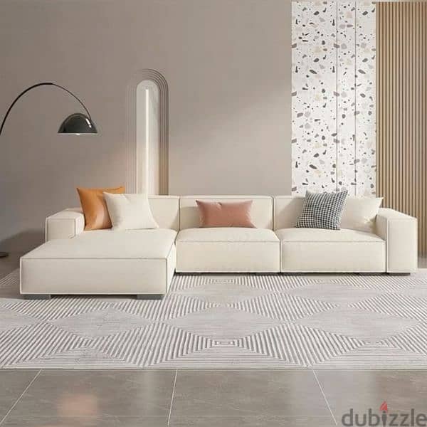 l shape sofa brand new model with bad 4