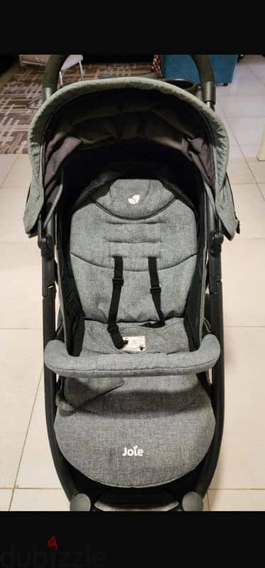 Baby stroller with car seat price negotiable