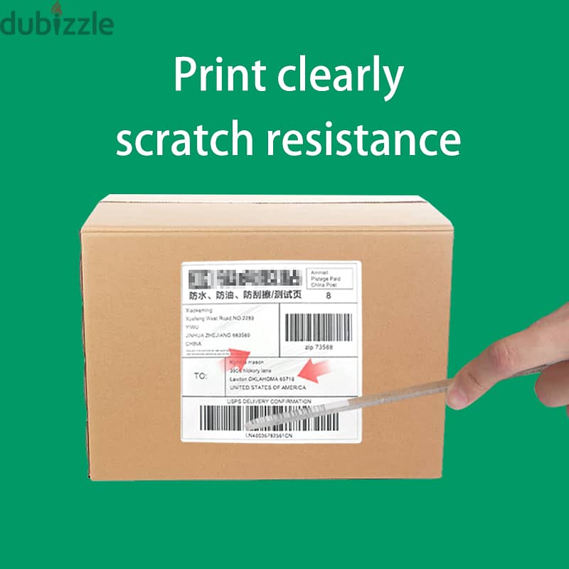 Shipping Label Thermal Sticker, Thermal Printer Label Paper 100*100 mm 10