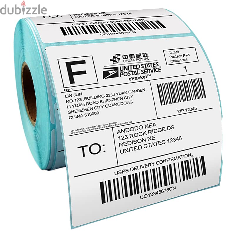 Shipping Label Thermal Sticker, Thermal Printer Label Paper 100*100 mm 11
