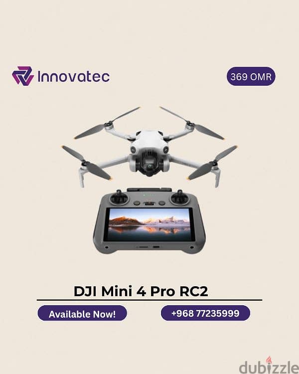Brand New: DJI Mini 4 Pro RC2 4