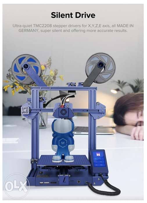 New Lotmax SC-10 Shark V2 3D Printer. . طابعه جديده ثلاثي الأبعادجديد 4