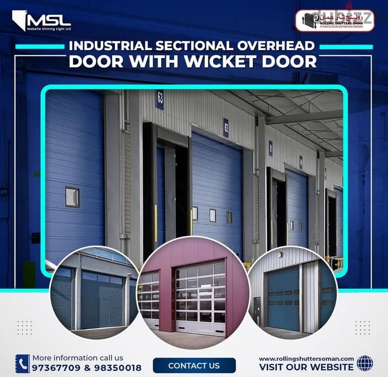 Rolling shutters garages  Parking doors setting service Modification 5
