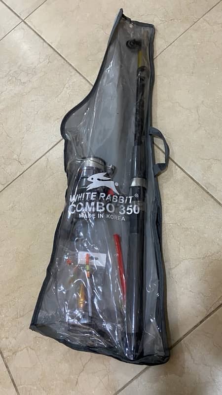fishing Rod from Korea white rabbit combo350 2