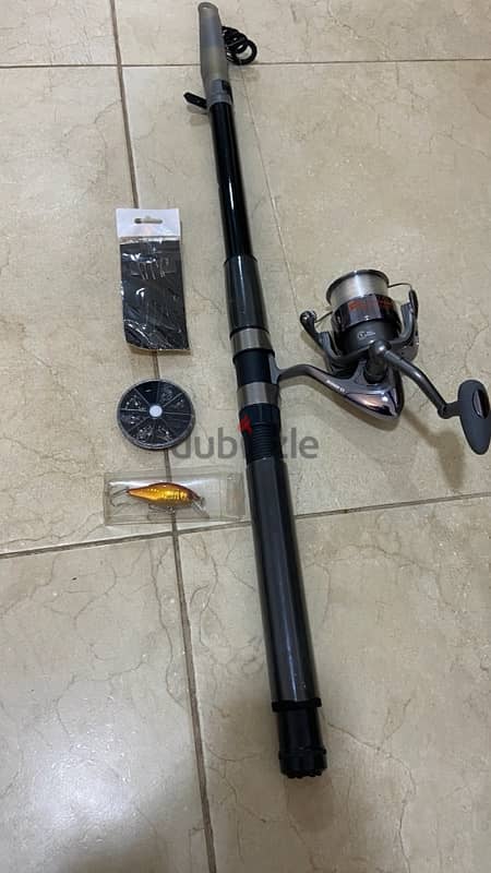 fishing Rod from Korea white rabbit combo350 4