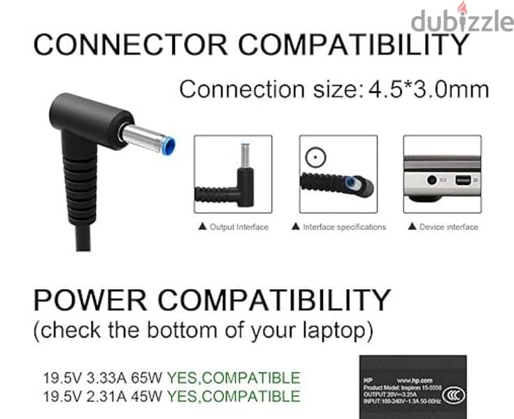 Original HP laptop charger 3